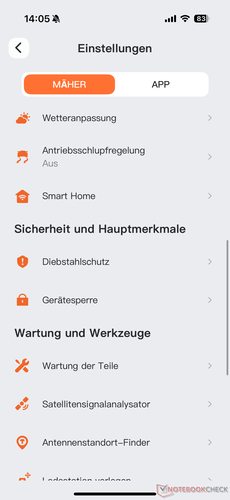 Menu Impostazioni (2)