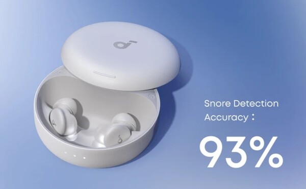 Gli auricolari Soundcore Sleep A30 sono dotati di ANC e di rilevamento del russare. (Fonte: Soundcore)