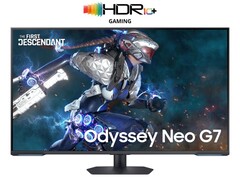 Il primo discendente dell&#039;Odyssey Neo G7 (Fonte: Samsung)