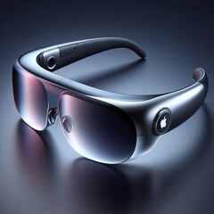 Apple Gli occhiali AR potrebbero essere dotati della stessa tecnologia di visualizzazione di Vision Pro. (Fonte: Generated with AI)