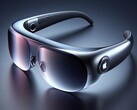 Apple Gli occhiali AR potrebbero essere dotati della stessa tecnologia di visualizzazione di Vision Pro. (Fonte: Generated with AI)
