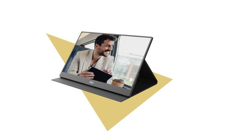 Il monitor portatile AOC pesa solo 2,43 libbre.