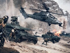 Schermata di Battlefield 6 che mostra il multiplayer con la guerra totale. (Fonte: Steam)