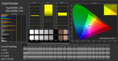 CalMAN: ColorChecker - calibrato