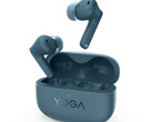 Lenovo prevede di offrire gli auricolari stereo Yoga True Wireless solo in un'unica opzione di colore blu. (Fonte: Lenovo)