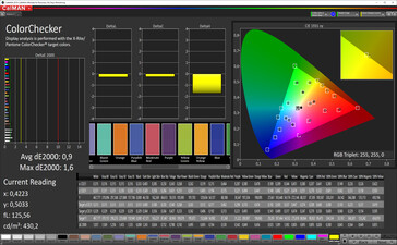 Precisione del Colore (profilo: Standard, spazio colore target: sRGB)