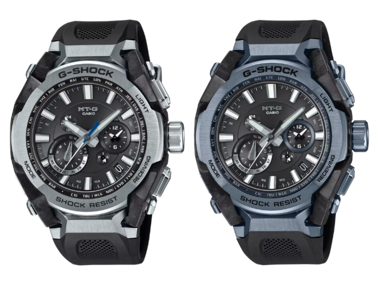 Casio MTG-B4000-1A (a sinistra) e MTG-B4000-1A2 (a destra). (Fonte: Casio)