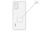 The Infinix Note 8 in schematic form. (Source: FCC)