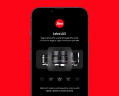 Leica porta numerose simulazioni di obiettivi sull'iPhone Apple. (Immagine: Leica)