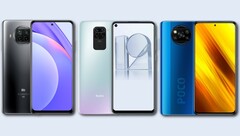 Le varianti Global ed Europe dello Xiaomi Mi 10T Lite, Redmi Note 9, e POCO X3 NFC dovrebbero ottenere presto l&#039;aggiornamento MIUI 12.5. (Fonte immagine: Xiaomi - modificato)