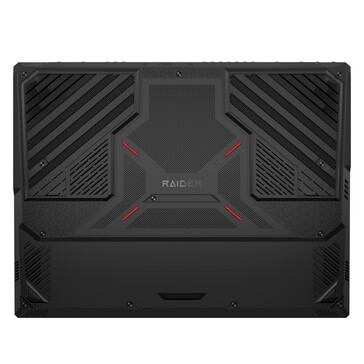 MSI Raider 18 HX inferiore (immagine via MSI)