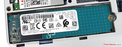 L'SSD da 256 GB M.2-2280 dell'HP ProBook x360 440 G1