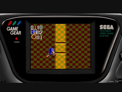 Una schermata di Sonic Chaos che suona nell'emulatore Sega Game Gear di Yakuza Kiwami 3