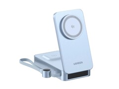 L&#039;inedito caricatore pieghevole di Ugreen supporta la ricarica wireless Qi2.2 da 25W e fino a 100W tramite un cavo USB-C. (Fonte: MaxGaming)