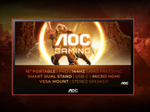 Il GAMING 16G3 di AOC è disponibile in nero e rosso. (Fonte: AOC)