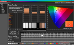 ColorChecker prima della calibrazione