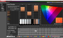 ColorChecker prima della calibrazione