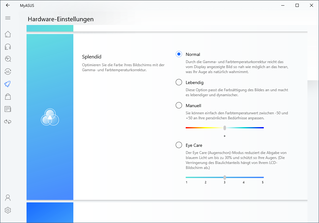 Impostazioni Display MyAsus