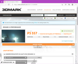 3DMark 11 dopo lo stress test