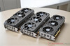 Gigabyte Radeon RX 9070 XT Gaming OC 16G (sinistra), Gigabyte Radeon RX 9070 Gaming OC 16G (centro), Gigabyte Radeon RX 9060 XT Gaming OC 16G (destra)
