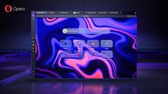 Il nuovo browser Opera One, alimentato dall&#039;intelligenza artificiale. (Fonte: Opera)