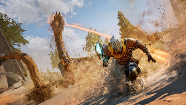 Un'immagine che raffigura un nemico in Atlas Fallen: Reign of Sand.