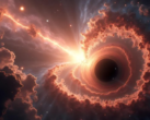 Si ritiene che i buchi neri primordiali si siano formati poco dopo il Big Bang, circa 13,8 miliardi di anni fa. Nella foto, una rappresentazione artistica di un buco nero. (Fonte: CharlVera - Pixabay)