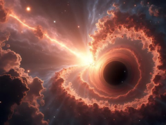 Si ritiene che i buchi neri primordiali si siano formati poco dopo il Big Bang, circa 13,8 miliardi di anni fa. Nella foto, una rappresentazione artistica di un buco nero. (Fonte: CharlVera - Pixabay)