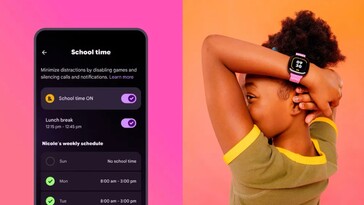 I genitori possono impostare dei limiti su quando lo smartwatch Fitbit Ace LTE può essere utilizzato per giochi e altre distrazioni. (Fonte immagine: Google)