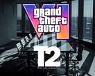 Sala riunioni raffigurata con i loghi di GTA 6 e Take-Two Interactive