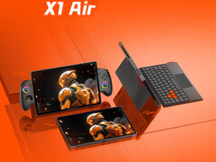 X1 Air è dotato di Intel Core Ultra 7 258V. Nella foto: un&#039;immagine promozionale del palmare da gioco. (Fonte immagine: OneXPlayer - modificato)