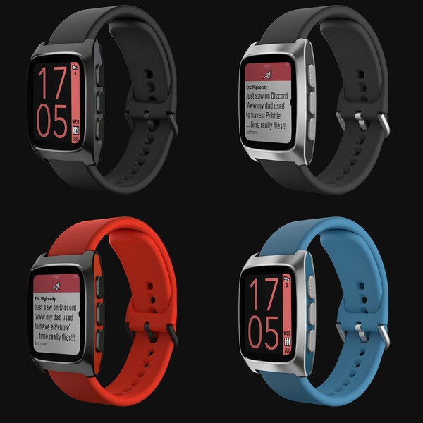Il Pebble Time 2 sarà lanciato in colori, ma le tonalità esatte devono ancora essere decise. (Fonte: Eric Migicovsky/Core Devices)