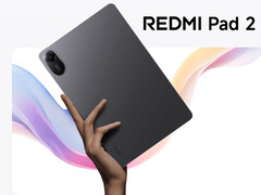 Il Redmi Pad 2 è ora disponibile su AliExpress. Nella foto: un&#039;immagine promozionale del tablet. (Fonte immagine: Xiaomi - modificata)
