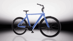 La serie VanMoof S6 è dotata di un motore per ruota anteriore da 250 W che fornisce una velocità massima di 25 km/h (15,5 mph) (Fonte: VanMoof)