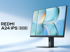 Il Redmi A24 2026 costa circa 65 dollari in Cina. Nella foto: un&#039;immagine promozionale del monitor. (Fonte immagine: Xiaomi - modificata)