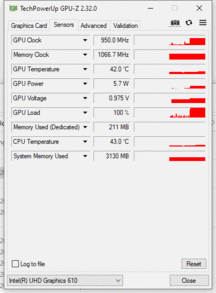 Sensori GPU-Z