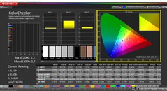 CalMAN ColorChecker calibrato