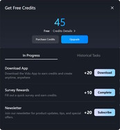 Può guadagnare più crediti (fonte immagine: Screenshot su Vidu.com)