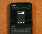Android il 17 dovrebbe separare le notifiche e le impostazioni rapide. (Fonte: Gavin Phillips / Mystic Leaks, modificato)