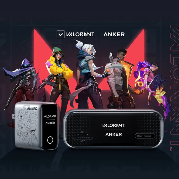 Collaborazione ufficiale tra Anker e Riot Games con agenti di Valorant a tema