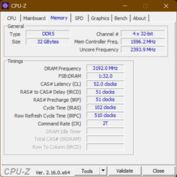 CPU-Z Memoria