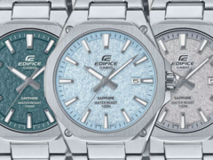 Da sinistra a destra (nella foto): Casio Edifice EFR-S108DE-3A, EFR-S108DE-2A e EFR-S108DE-8A. (Fonte: Casioblog)