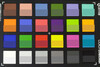 ColorChecker: Il colore di riferimento è nella metà inferiore di ogni patch