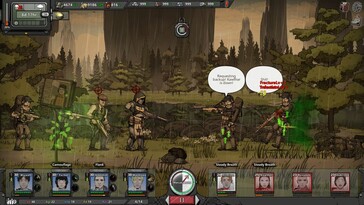 Nella foto: uno screenshot di gioco tratto da Home Behind 2.