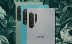 Un concept del Sony Xperia 1 V realizzato da un fan lo mostra con una fotocamera aggiuntiva. (Fonte: PEACOCK &amp;amp; Unsplash - modificato)