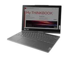 Il ThinkBook Plus Twist ha un design unibody CNC e una colorazione Storm Grey. (Fonte: Lenovo)