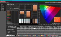 ColorChecker prima della calibrazione