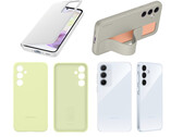 Uno sguardo a diversi modelli di custodie ufficiali di Samsung per Galaxy A35 e Galaxy A55. (Fonte: Appuals - modifica)