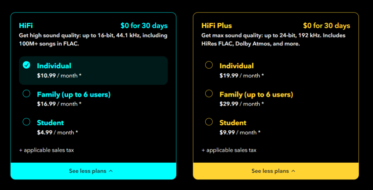 In futuro, Tidal HiFi Plus farà parte dell'abbonamento regolare senza alcun costo aggiuntivo. (Immagine: Tidal)