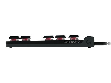 Logitech G515 Rapid TKL variante di colore nero dal lato. (Fonte immagine: Logitech)